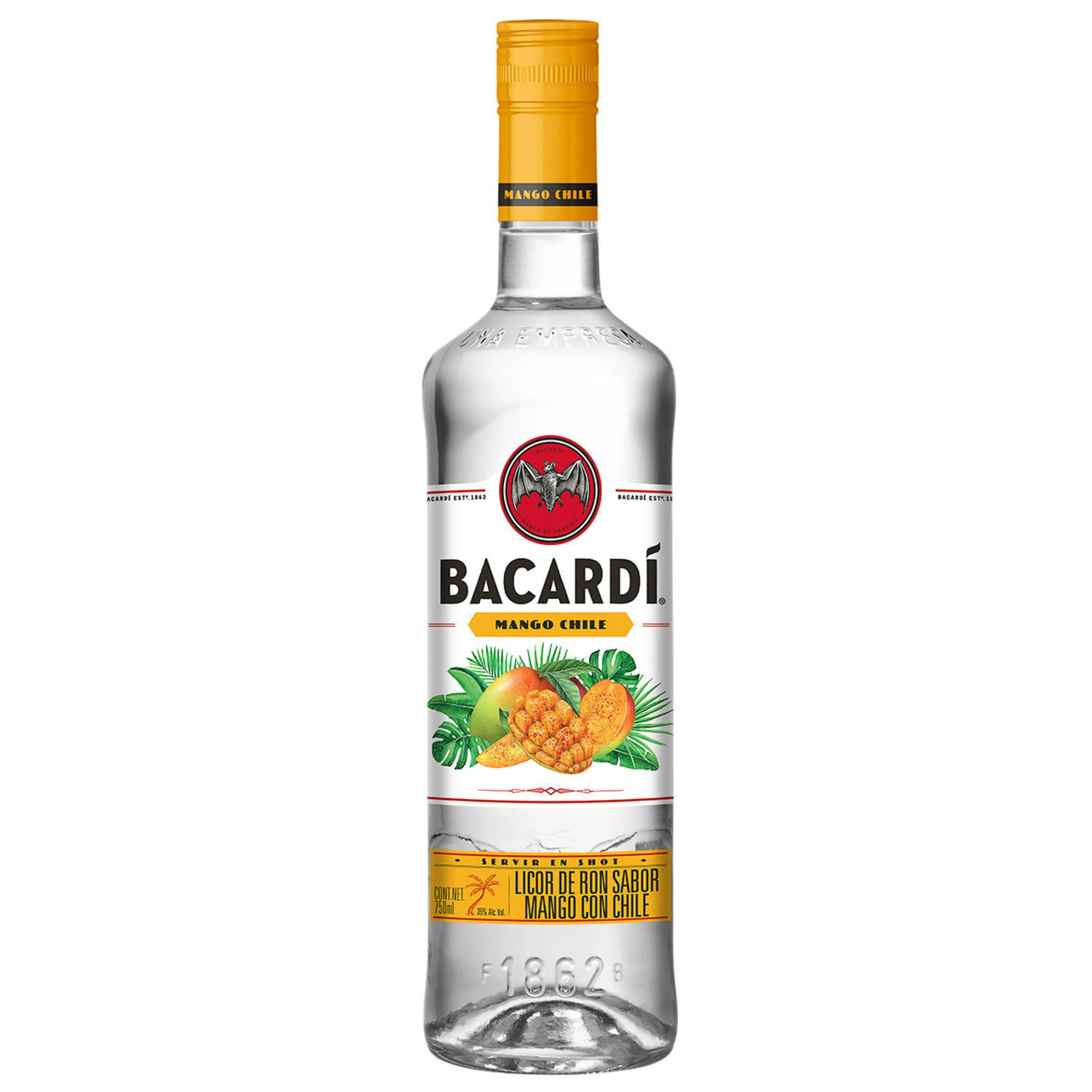 LICOR DE RON BACARDI MANGO CON CHILE 750 ML