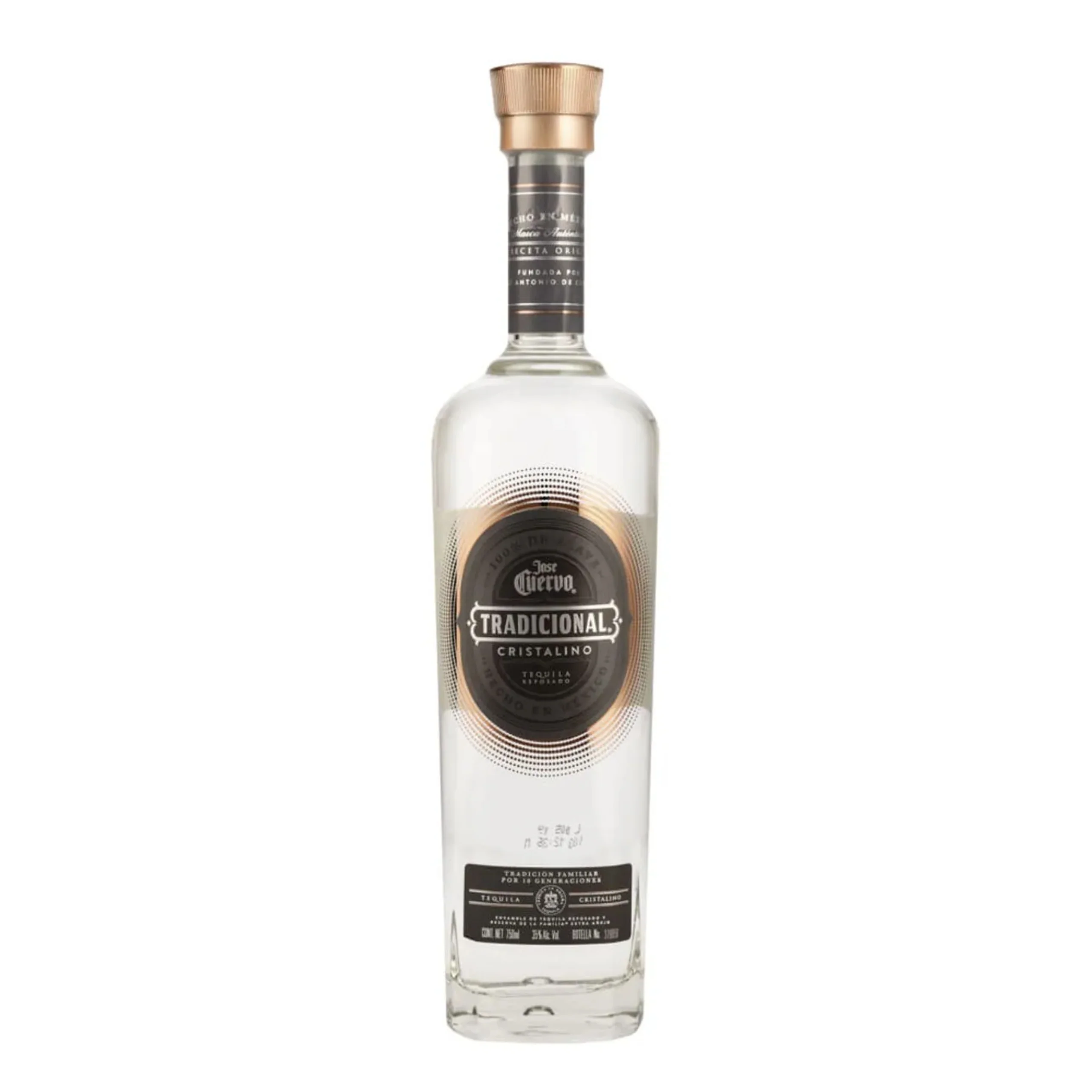 TEQUILA CUERVO TRADICIONAL CRISTALINO 750 ML