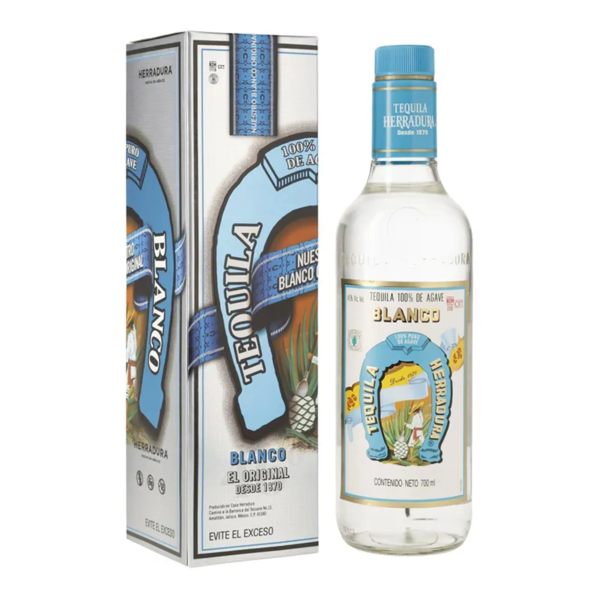 Tequila Herradura Bco.700ml.