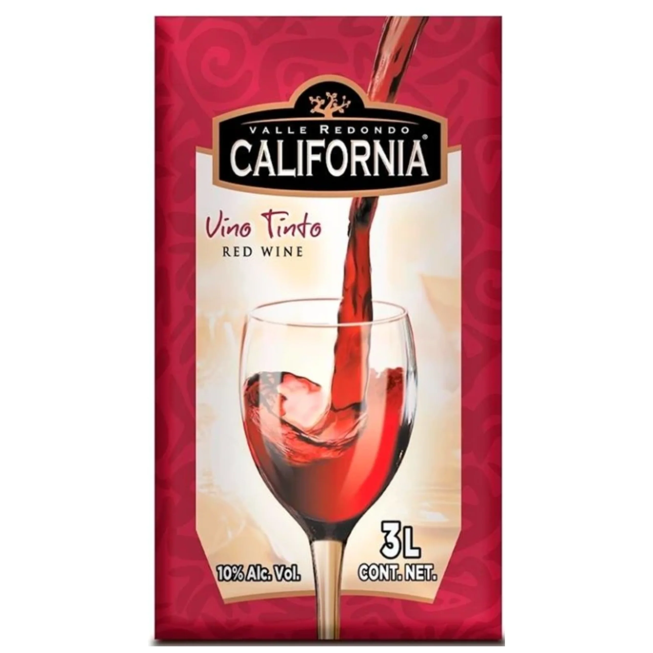 VINO TINTO CALIFORNIA 3 LT
